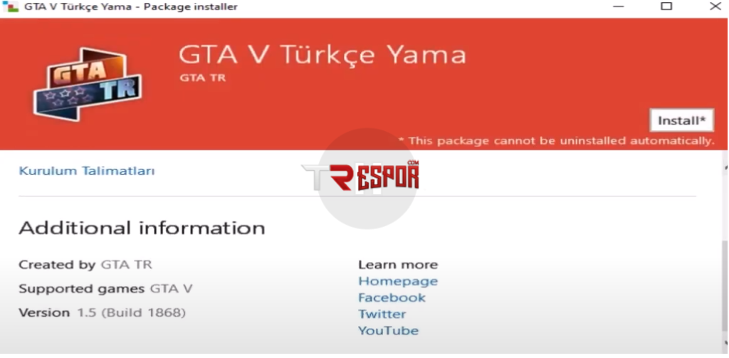 GTA 5 Türkçe Yama Oyundan Atma Sorunu 12