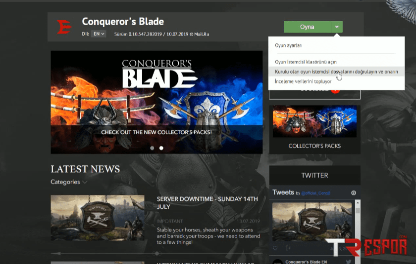 Conquers Blade Açılmama Sorunu Çözümü
