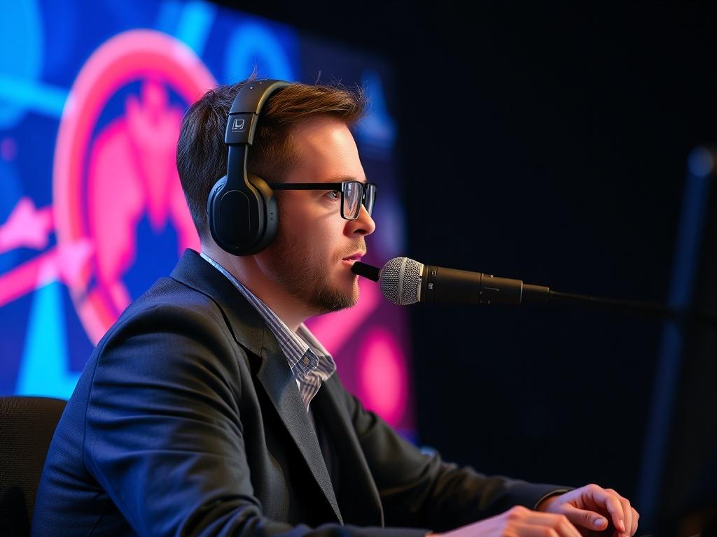     Le métier de commentateur (caster) e-sport.. La journée type d'un commentateur (caster) e-sport