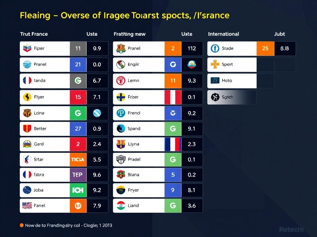     Les plus grandes équipes e-sport françaises et internationales.. Étape 4 : comparer — tableau synthétique des équipes (France vs international)